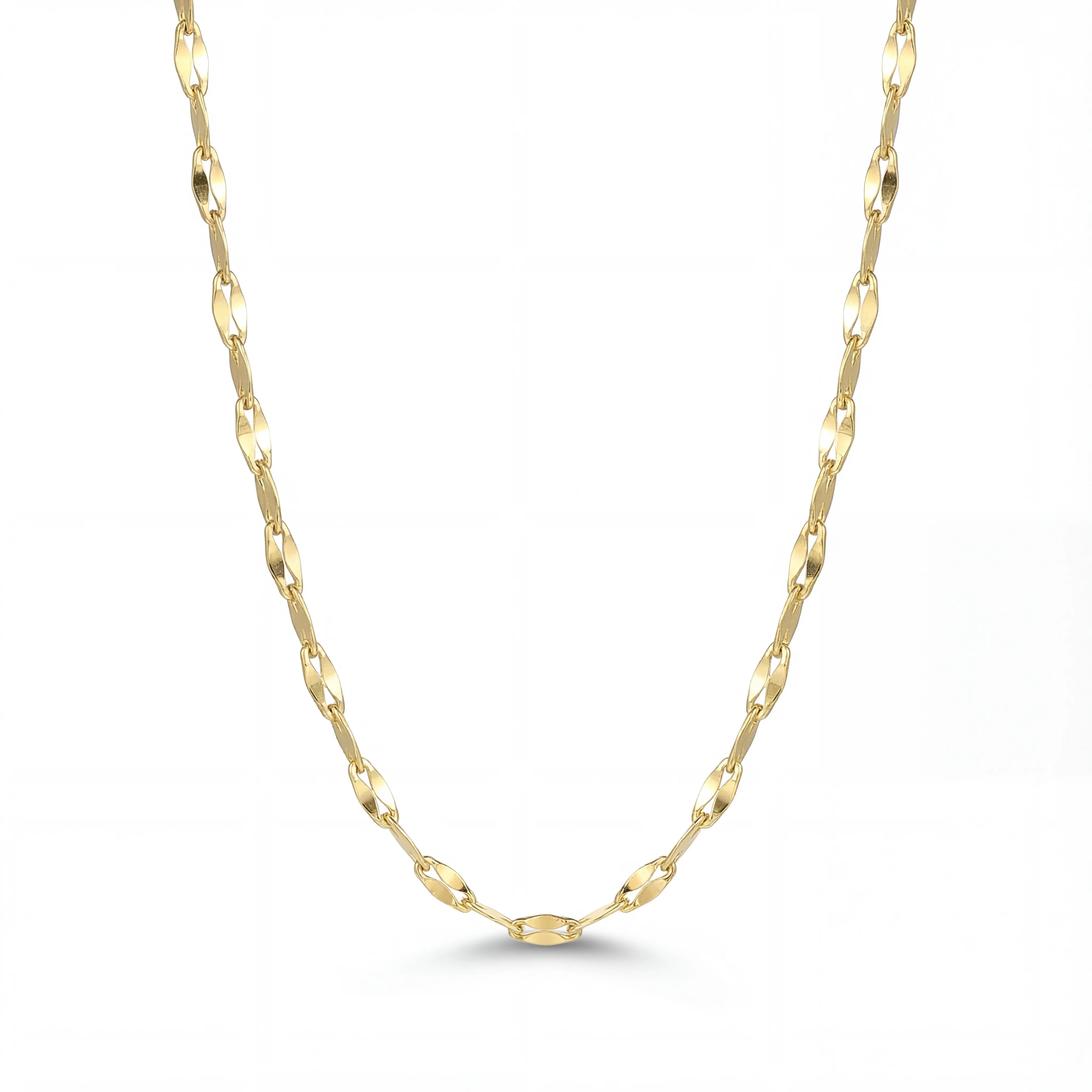 قلادة سلسلة الروابط الرقيقة