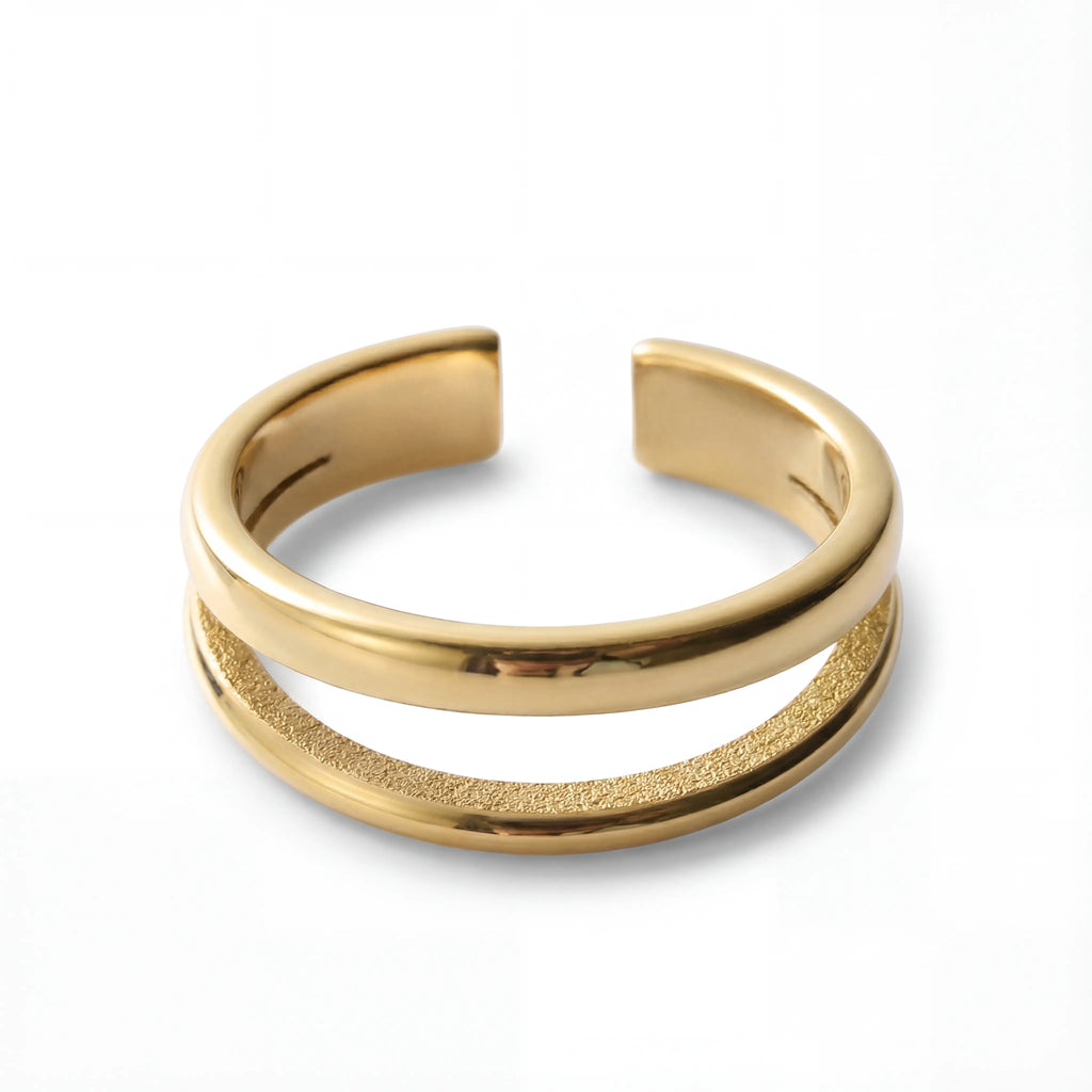 Double Layer Open Ring