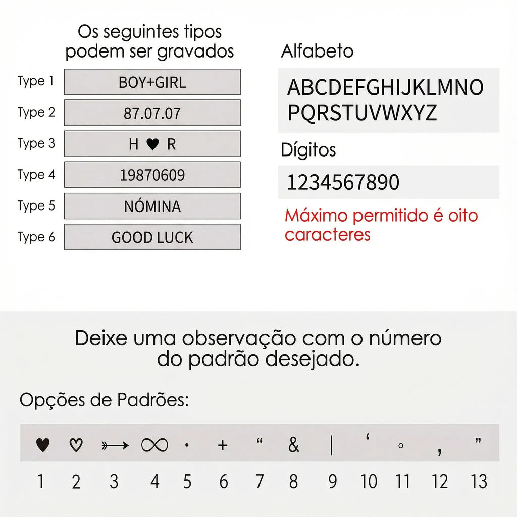 Pulseira Personalizada com Placa