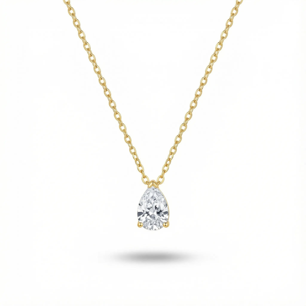 Drop Birthstone Necklace