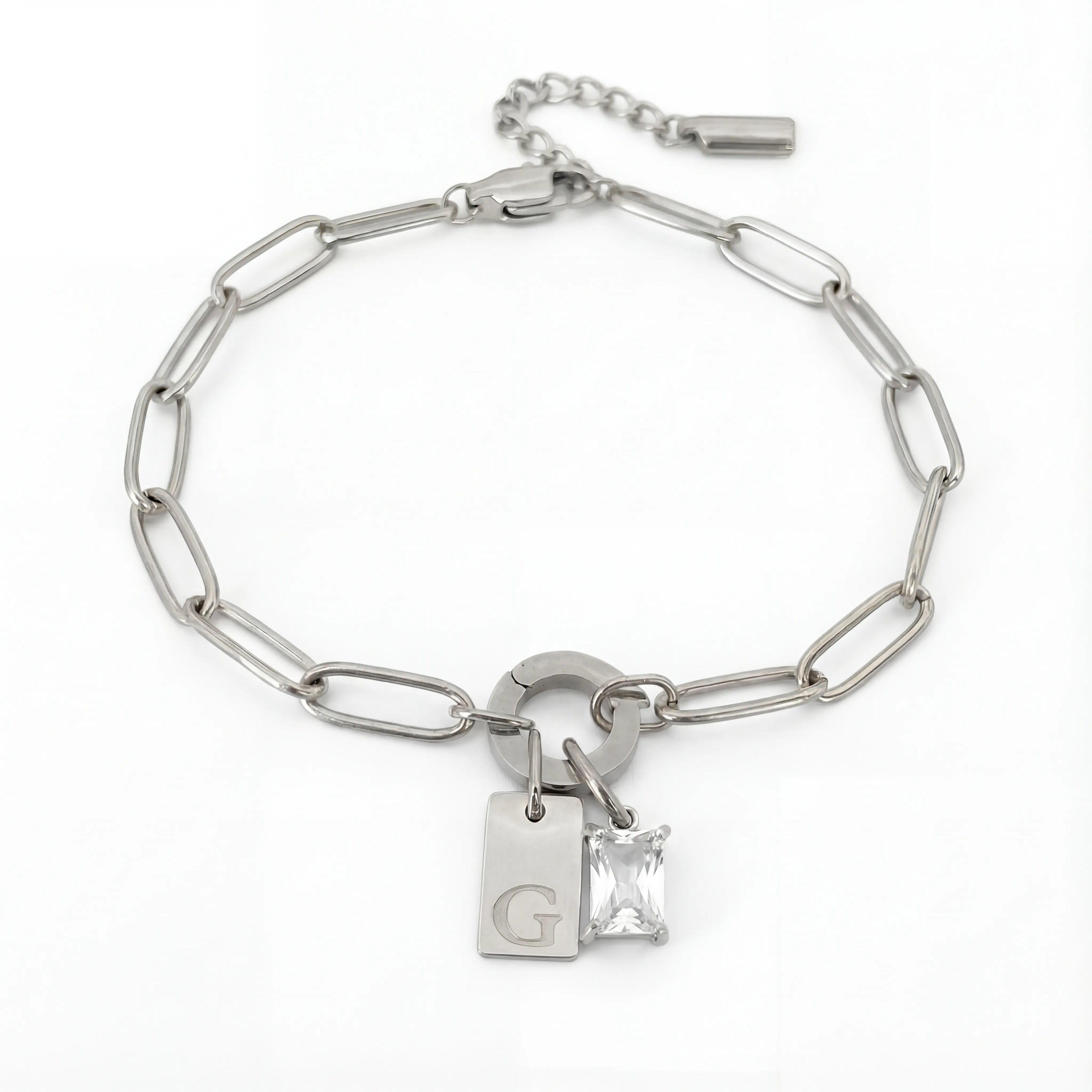 Initial Charm Bracelet
