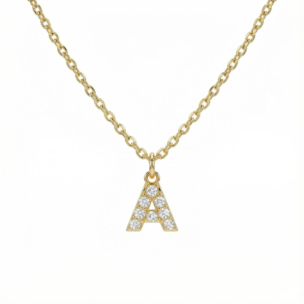 Collana con Iniziale Luminescente