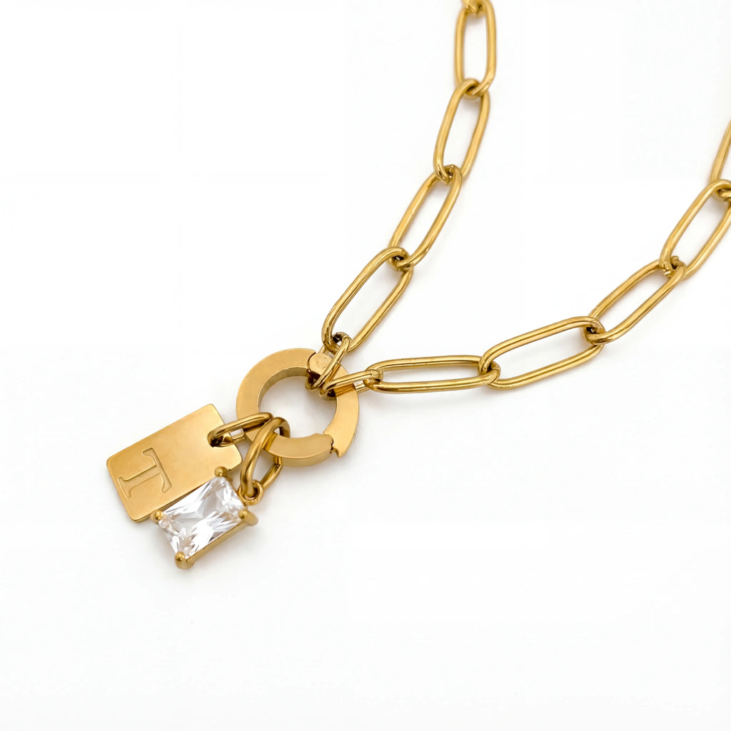 Initial Charm Bracelet