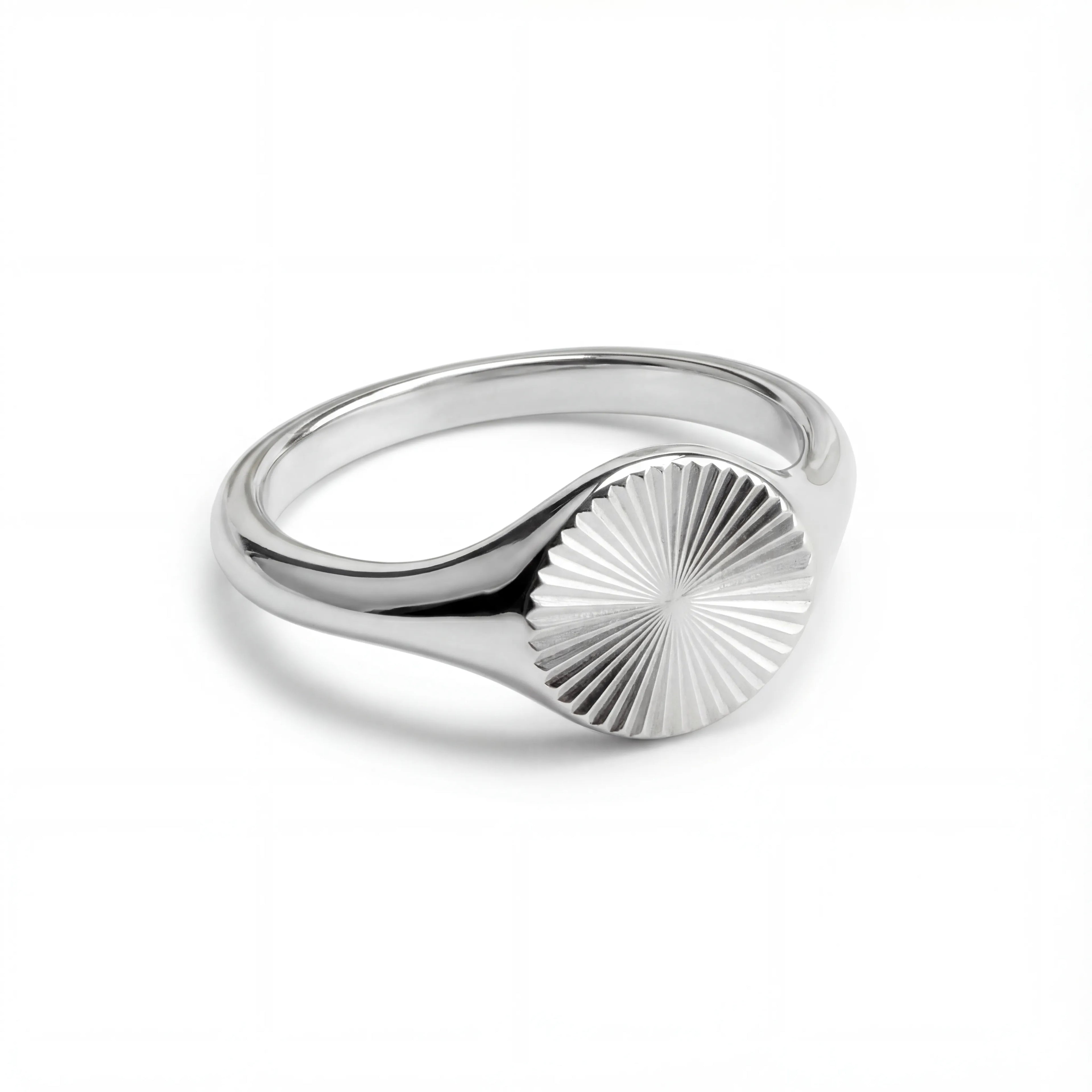 Sunburst Signet Ring
