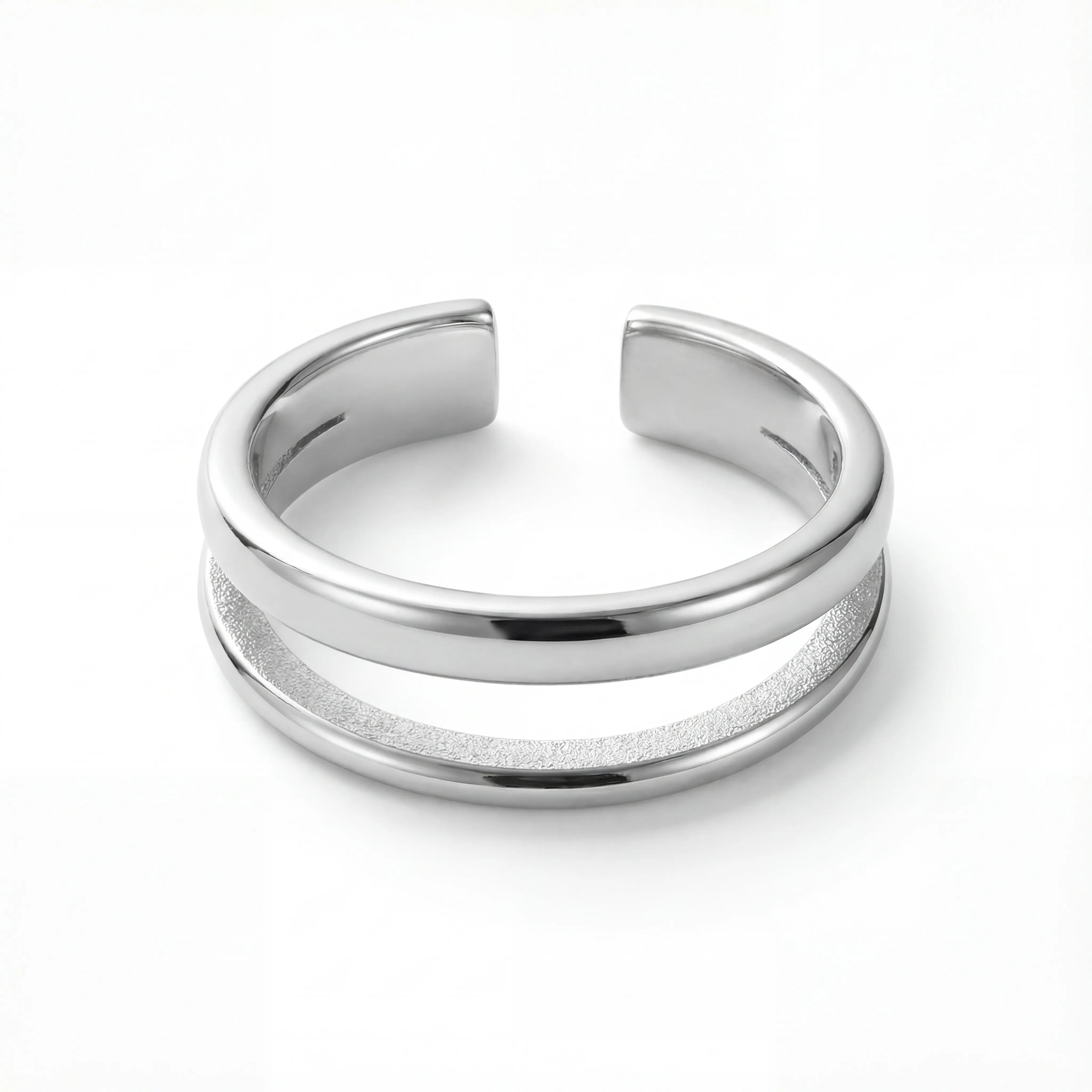 خاتم مفتوح بطبقتين