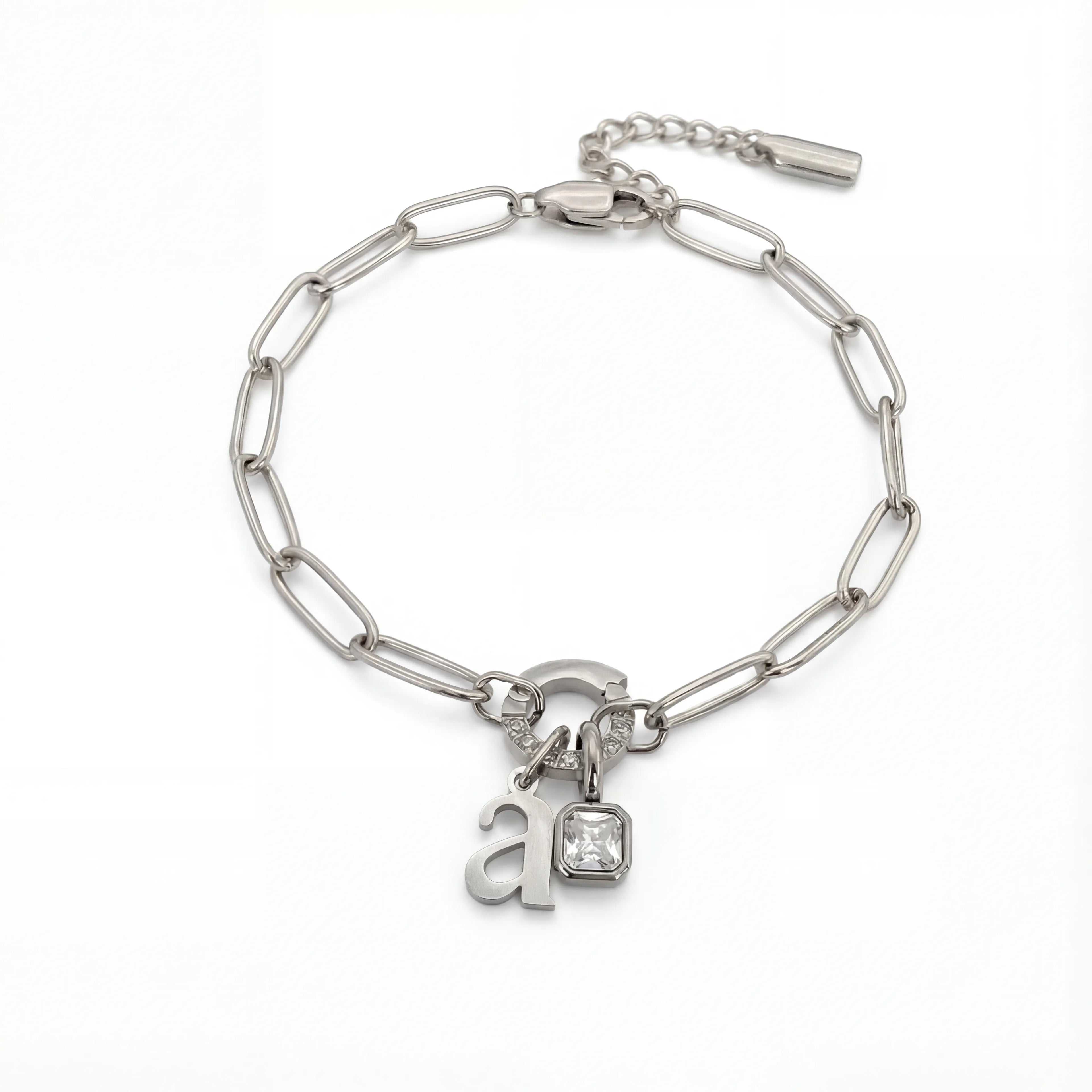 Initial Charm Bracelet
