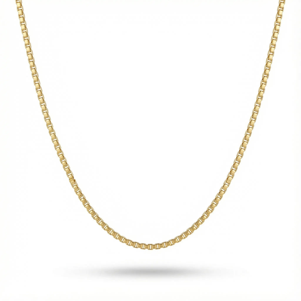 Collar de cadena de caja