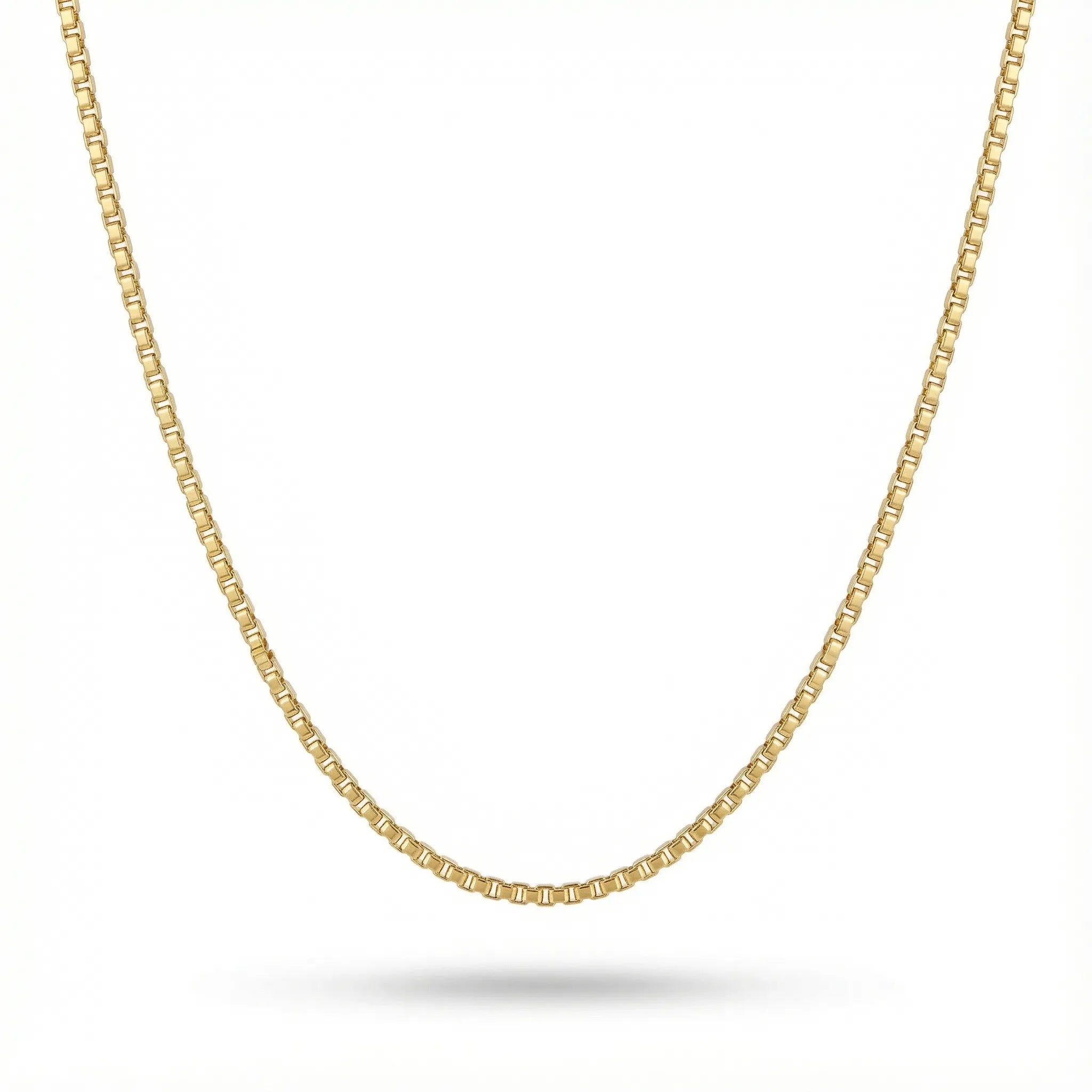 Collar de cadena de caja