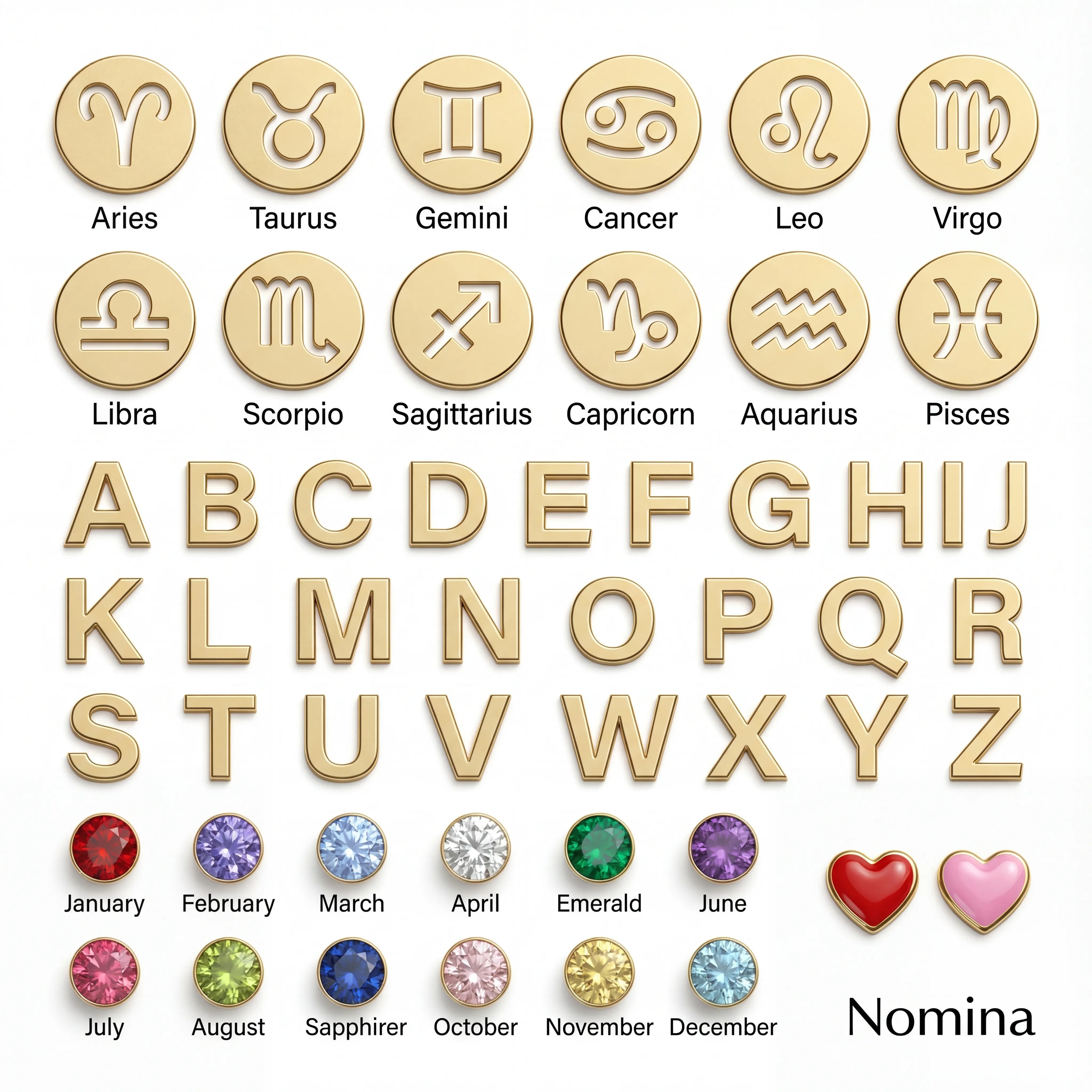 Initial Heart Necklace