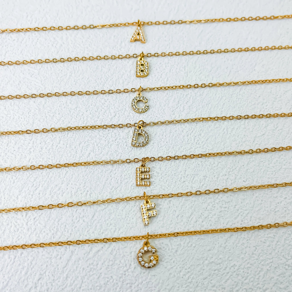 Initial Glow Necklace