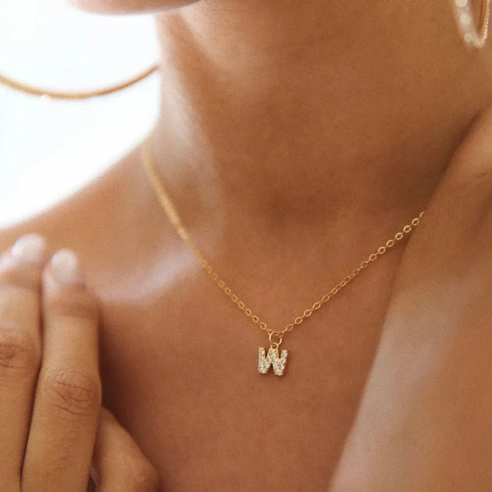 Initial Glow Necklace