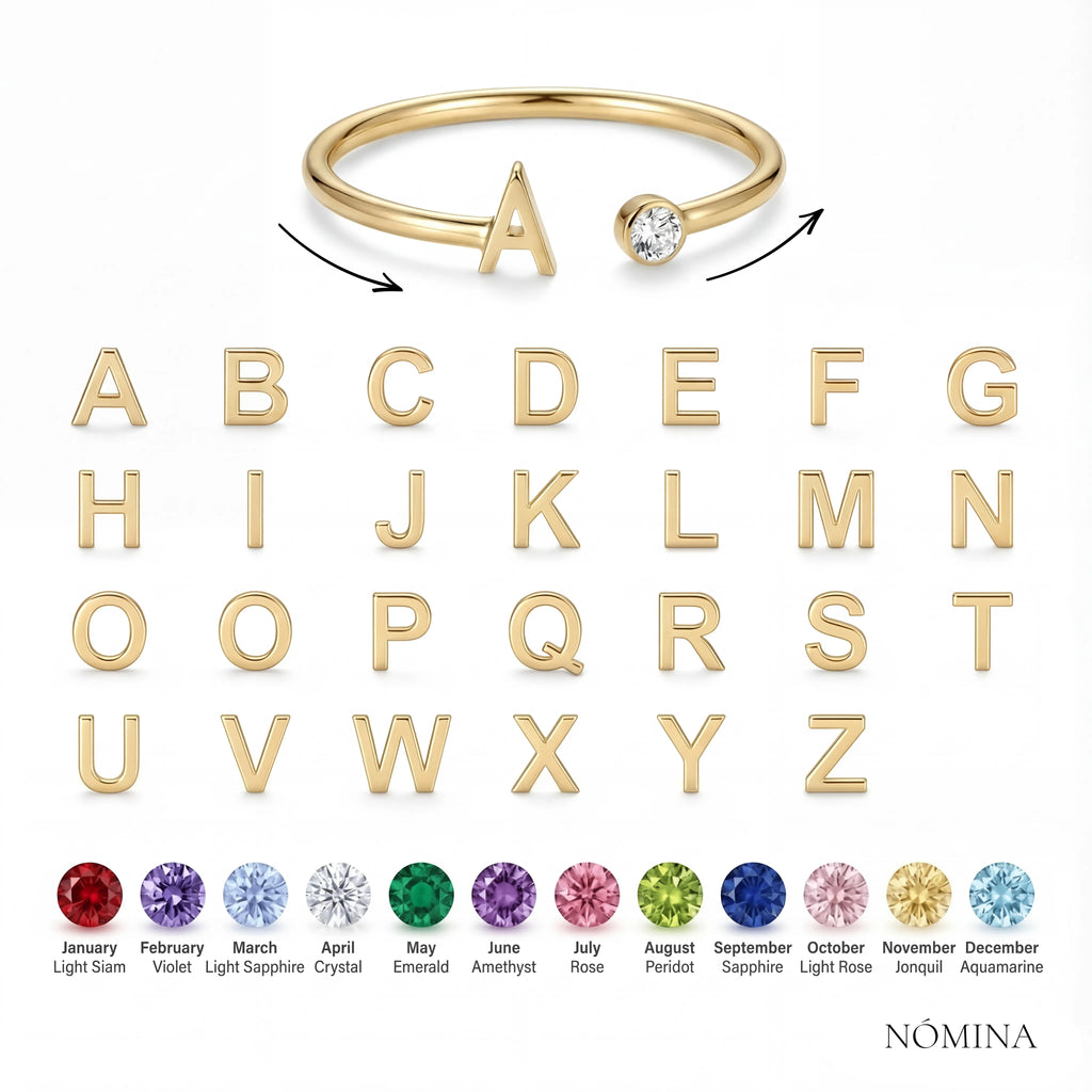 Anel Personalizado com Inicial