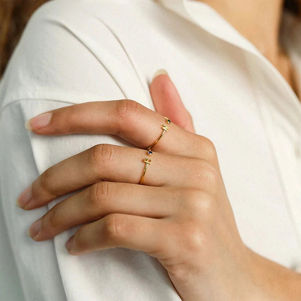 Anel Personalizado com Inicial