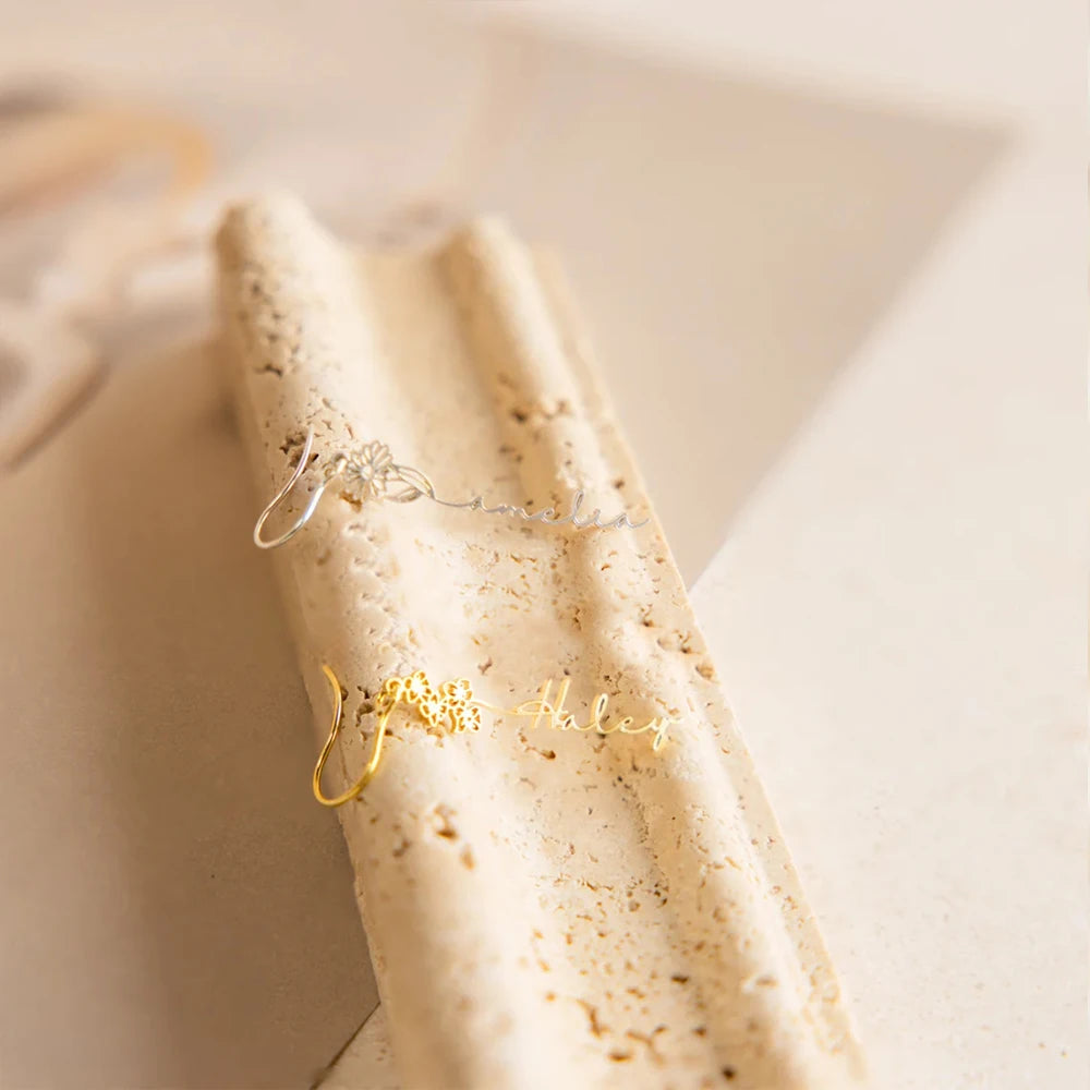 Brincos Personalizados com Letra do Nome