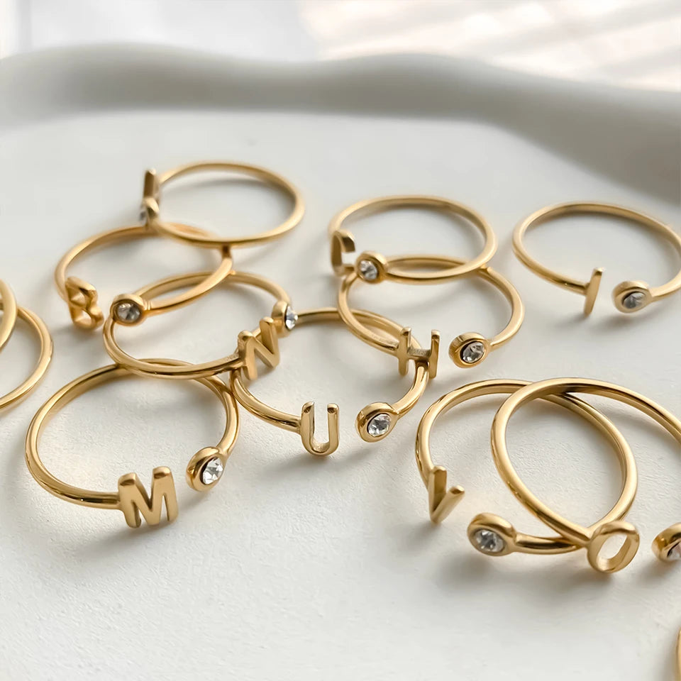 Anel Personalizado com Inicial