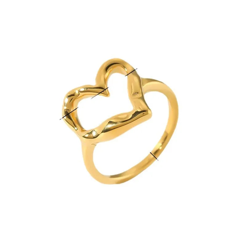 Organic Shape Ring Set