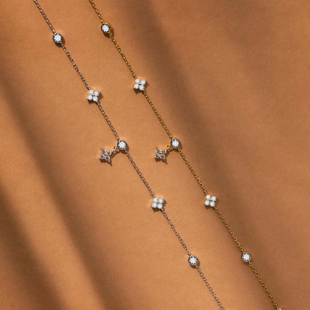 Diamond Cluster Necklace