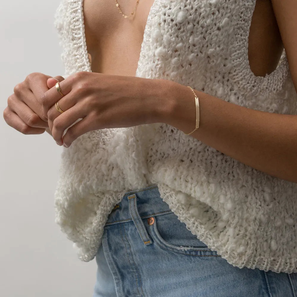 Personalized Bar Bracelet