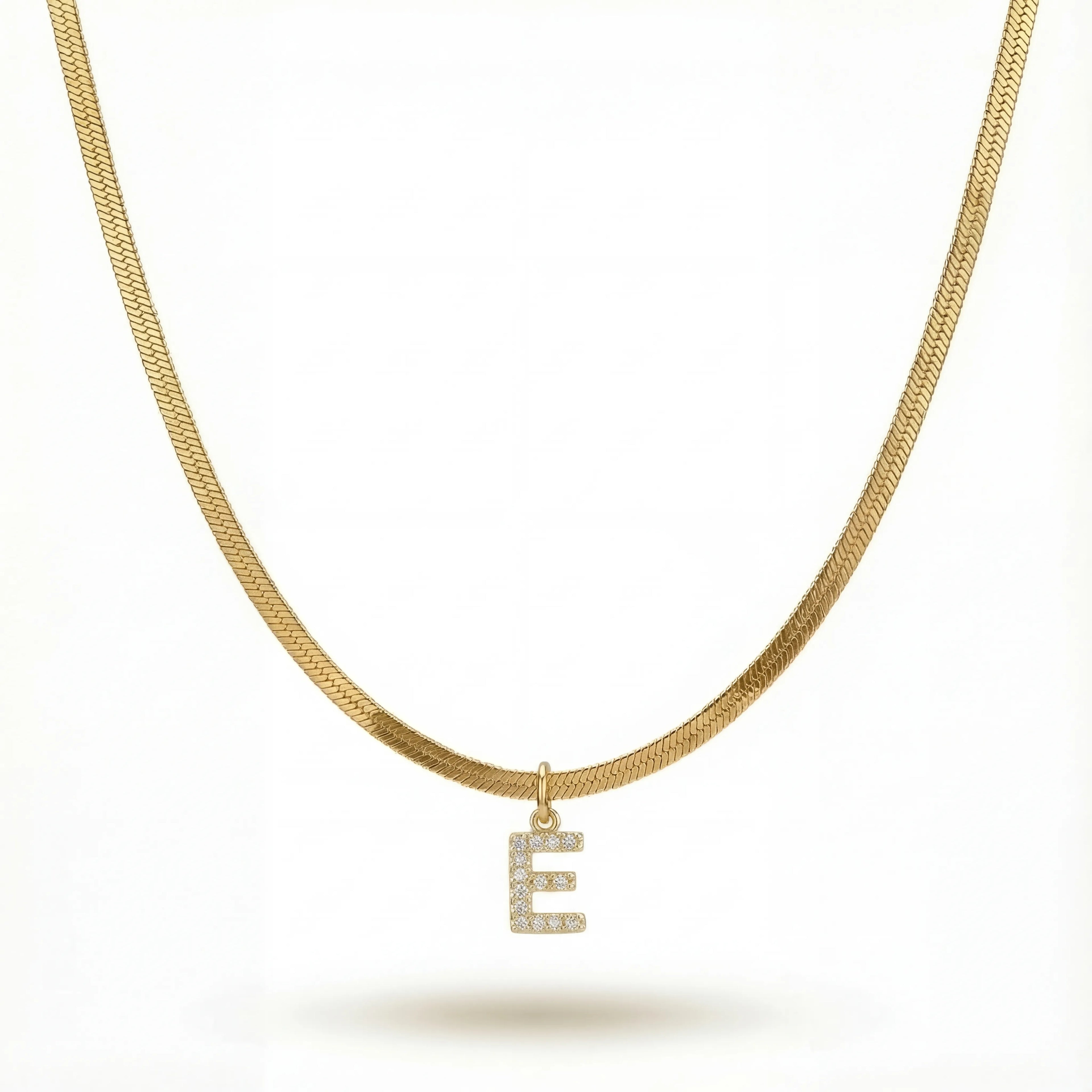 Pavé Initial Necklace