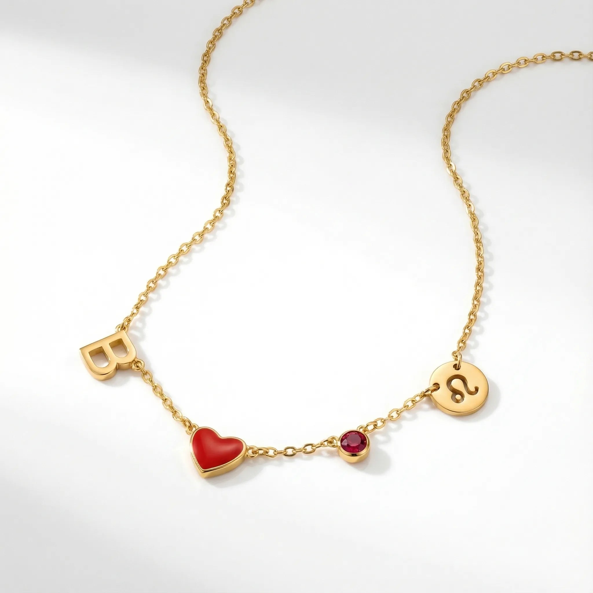 Collar de Corazón con Inicial