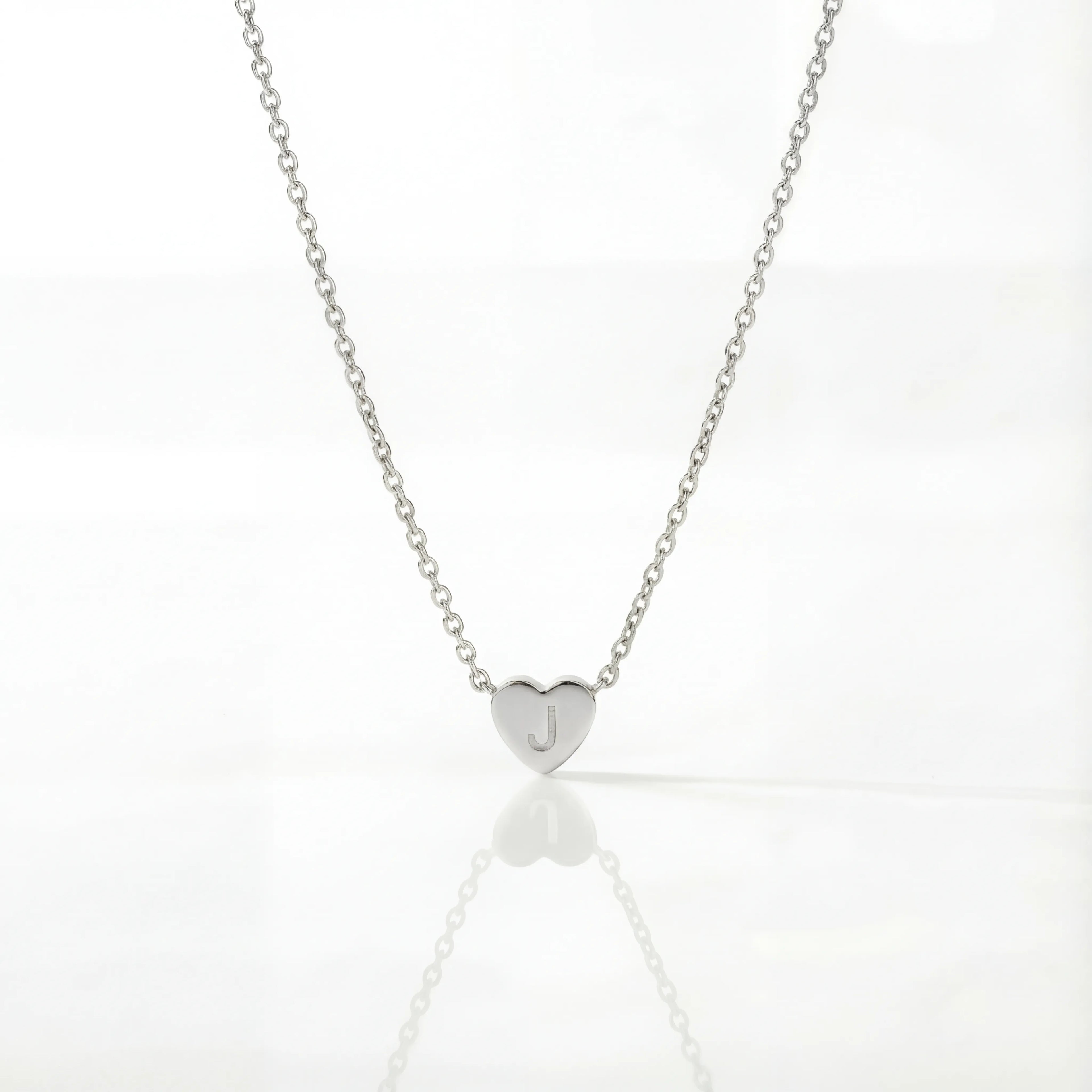 قلادة أولية على شكل قلب فردي مخصصة