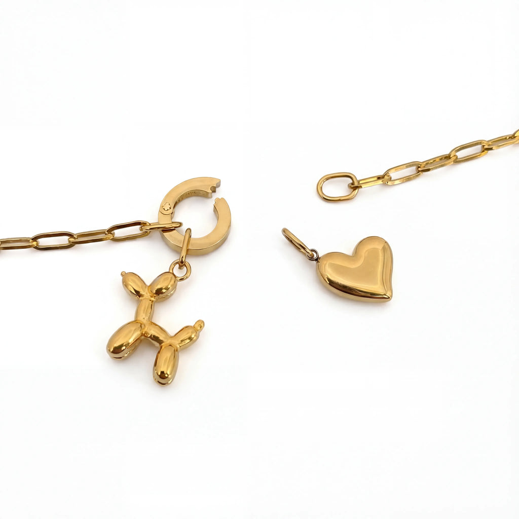 Heart Charm Bracelet