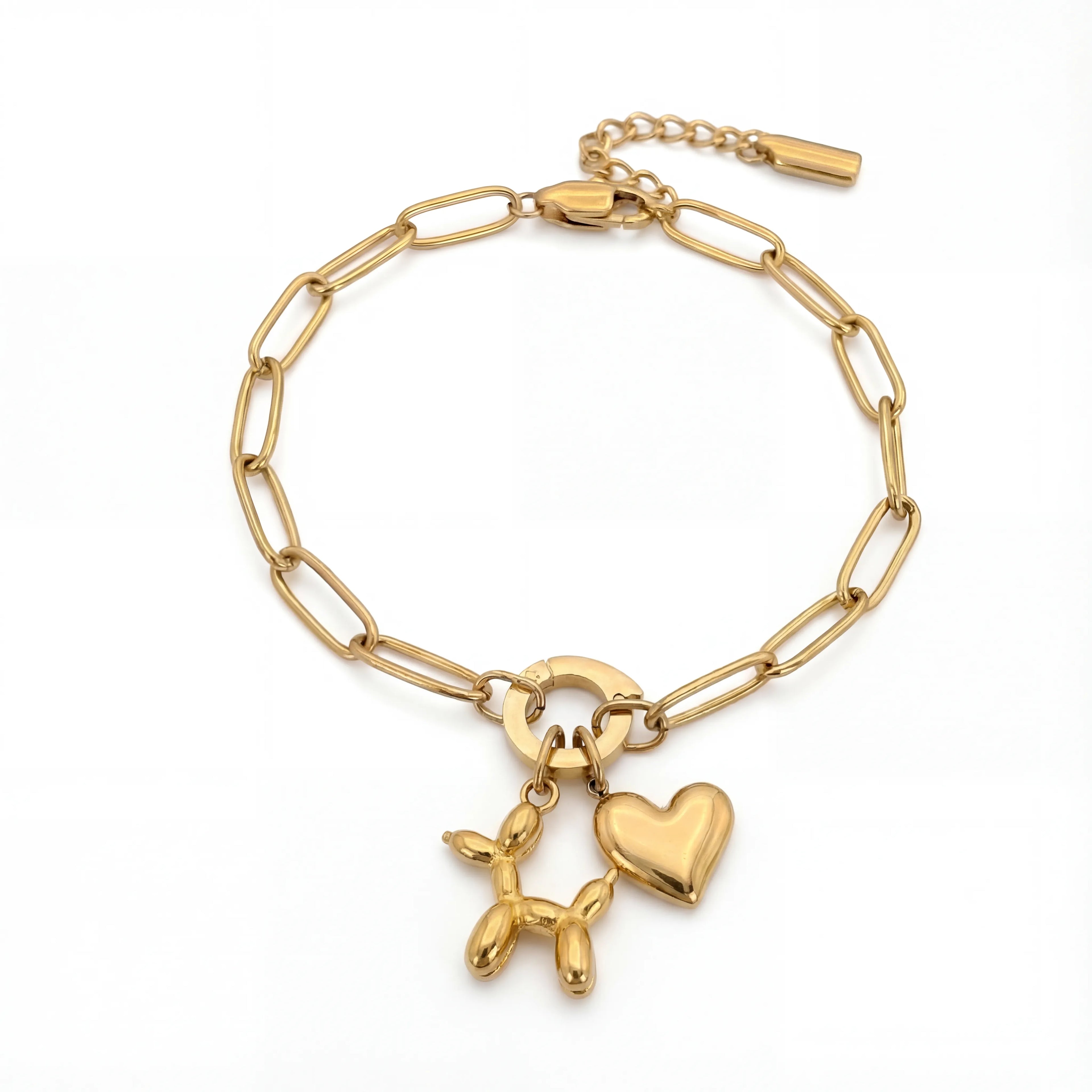 Heart Charm Bracelet