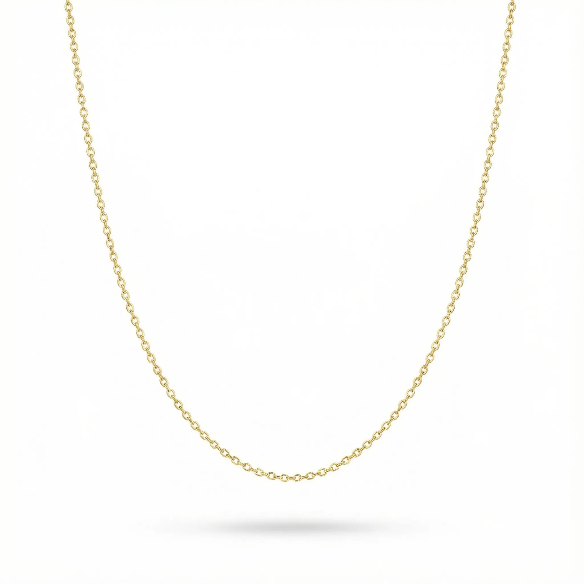 قلادة سلسلة بطبقة رقيقة