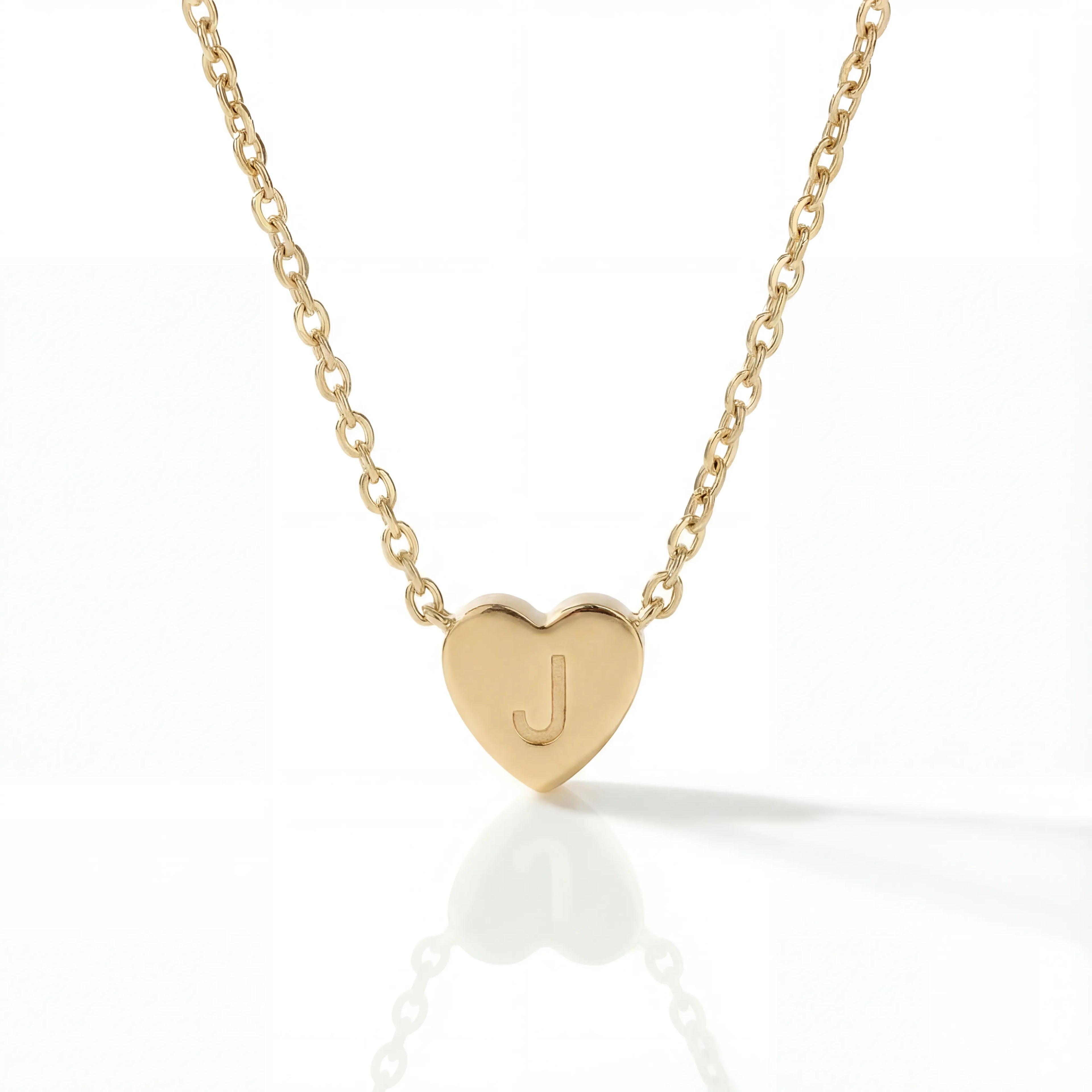 قلادة أولية على شكل قلب فردي مخصصة