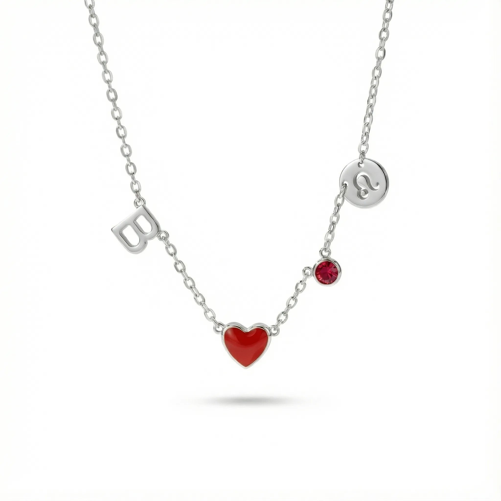 Initial Heart Necklace